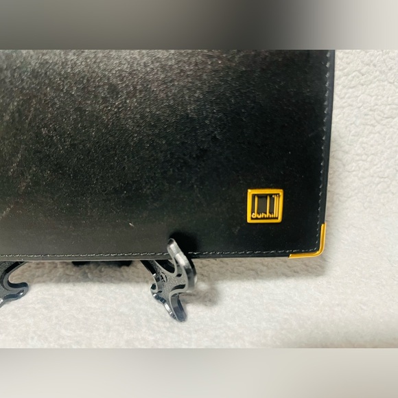 Dunhill Black Leather Long Wallet - Picture 11 of 12